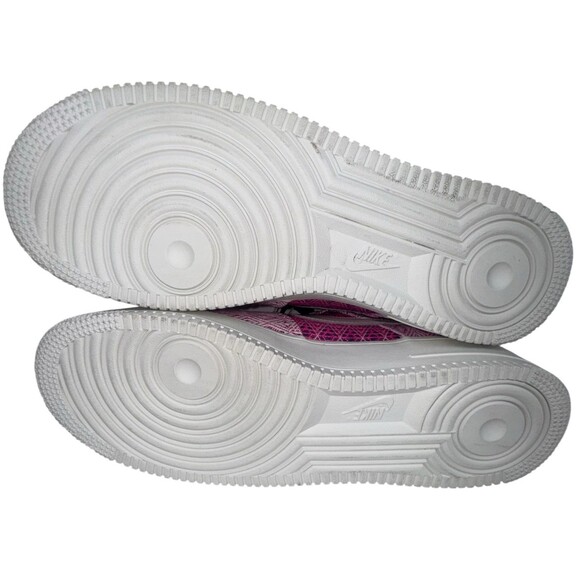 Nike Air Force 1 Low Woven Together Women Size 14 Multicolor Pink HF5128-902 New - Picture 7 of 8